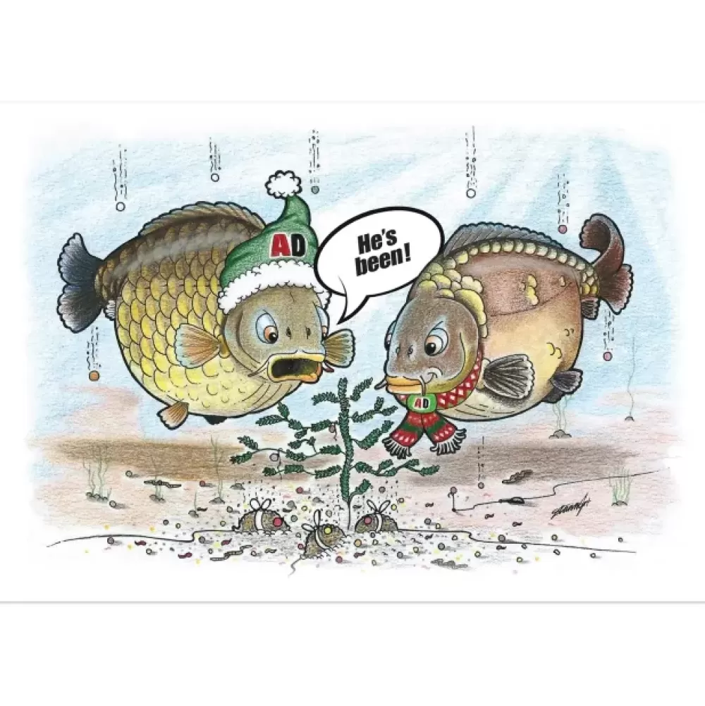 Angling Direct AD Carpy Christmas Card