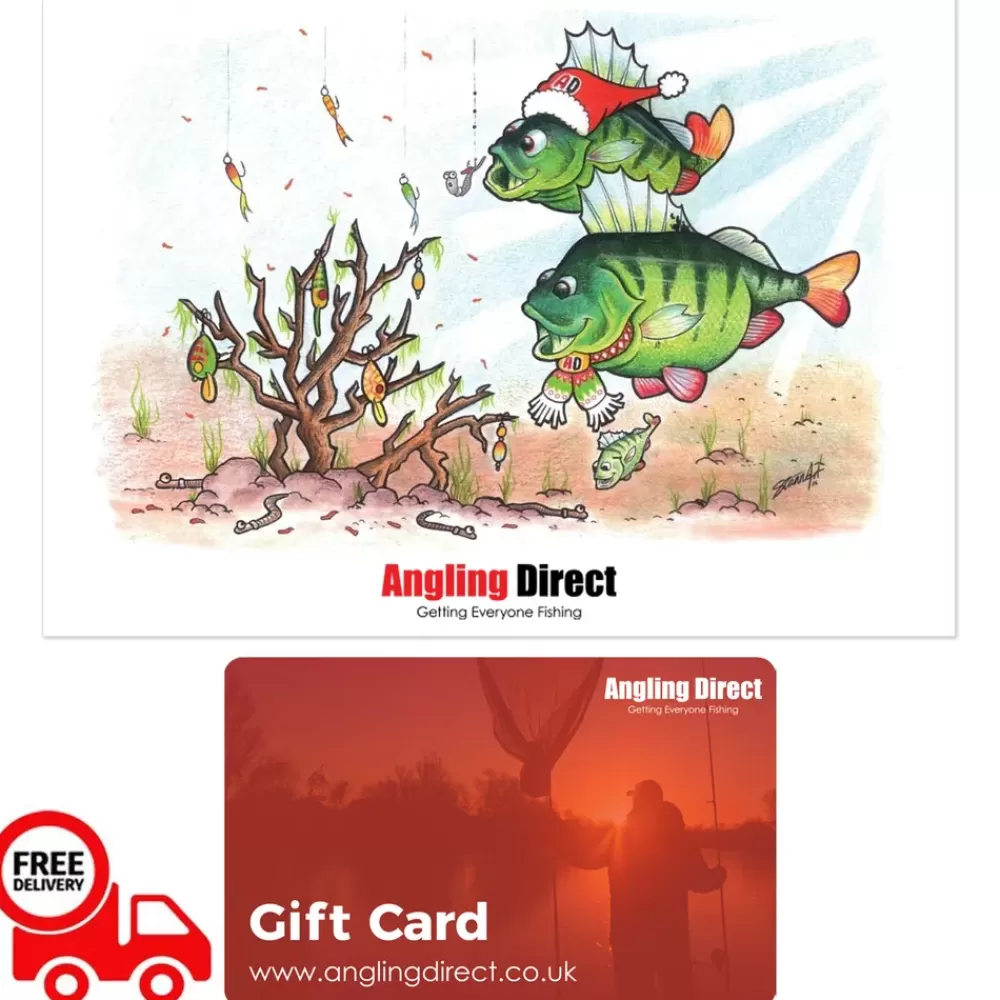 Angling Direct AD Festive Perch Christmas Gift Card