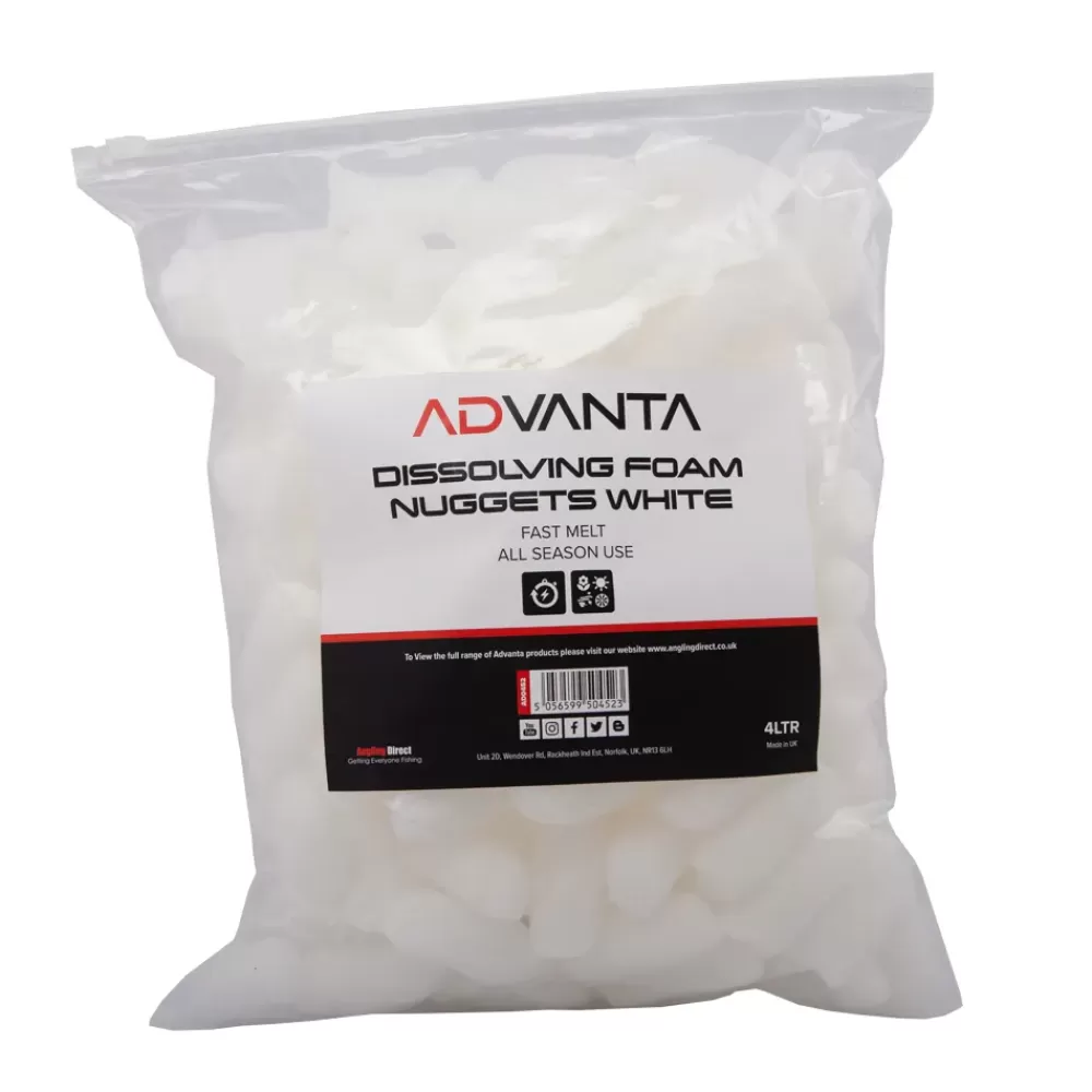 Advanta Dissolving Foam Nuggets White 4L- Terminal Tackle