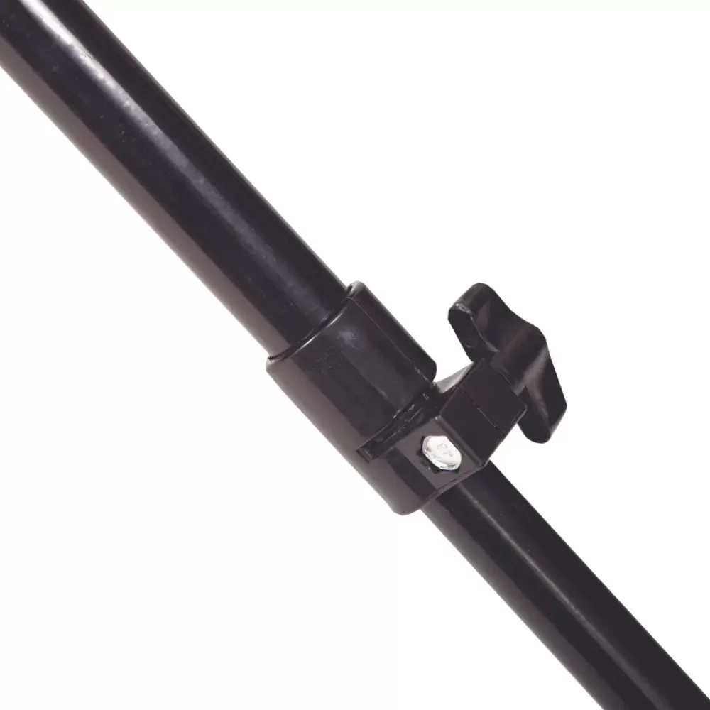 Advanta Flatback Match Black Umbrella 45''
