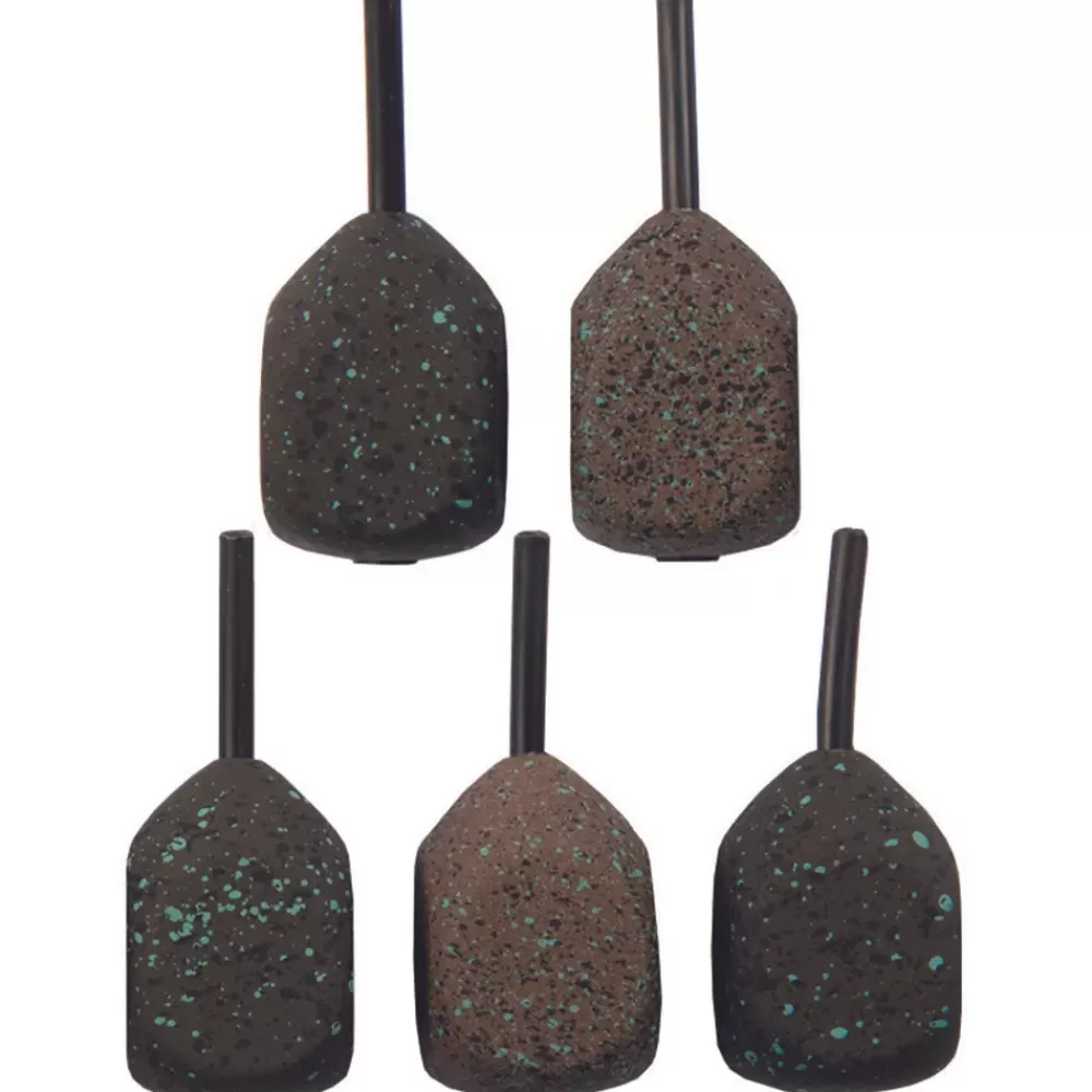 Advanta Inline Square Pear Carp Leads - Pack Of 5- Terminal Tackle