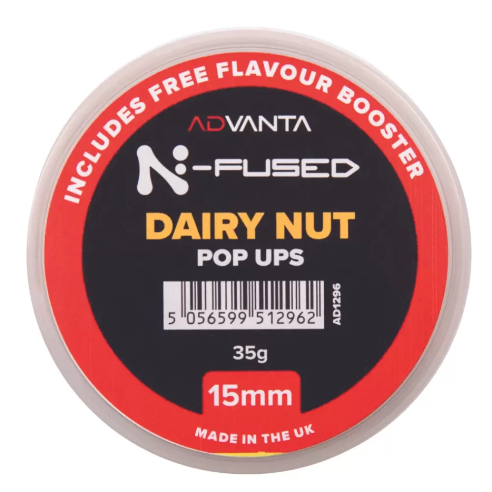 Advanta N-Fused Dairy Nut Fishing Pop Ups- Bait & Additives