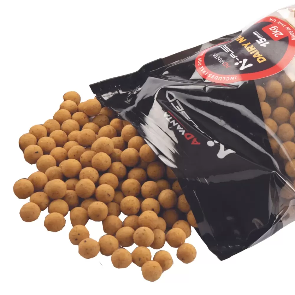 Advanta N-Fused Dairy Nut Shelf Life Fishing Boilies- Bait & Additives