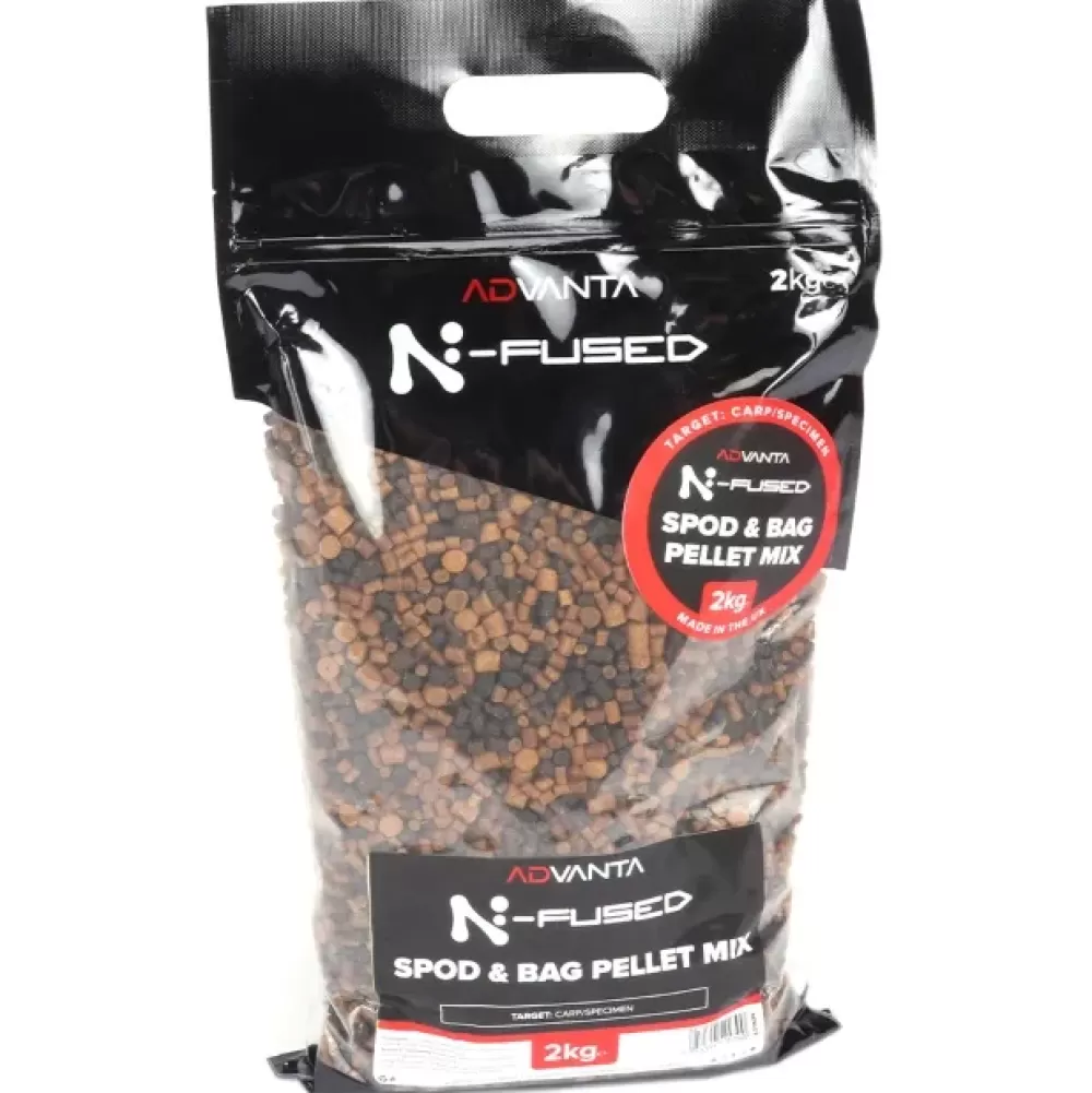 Advanta N-Fused Spod & Bag Pellet Mix 2kg- Bait & Additives