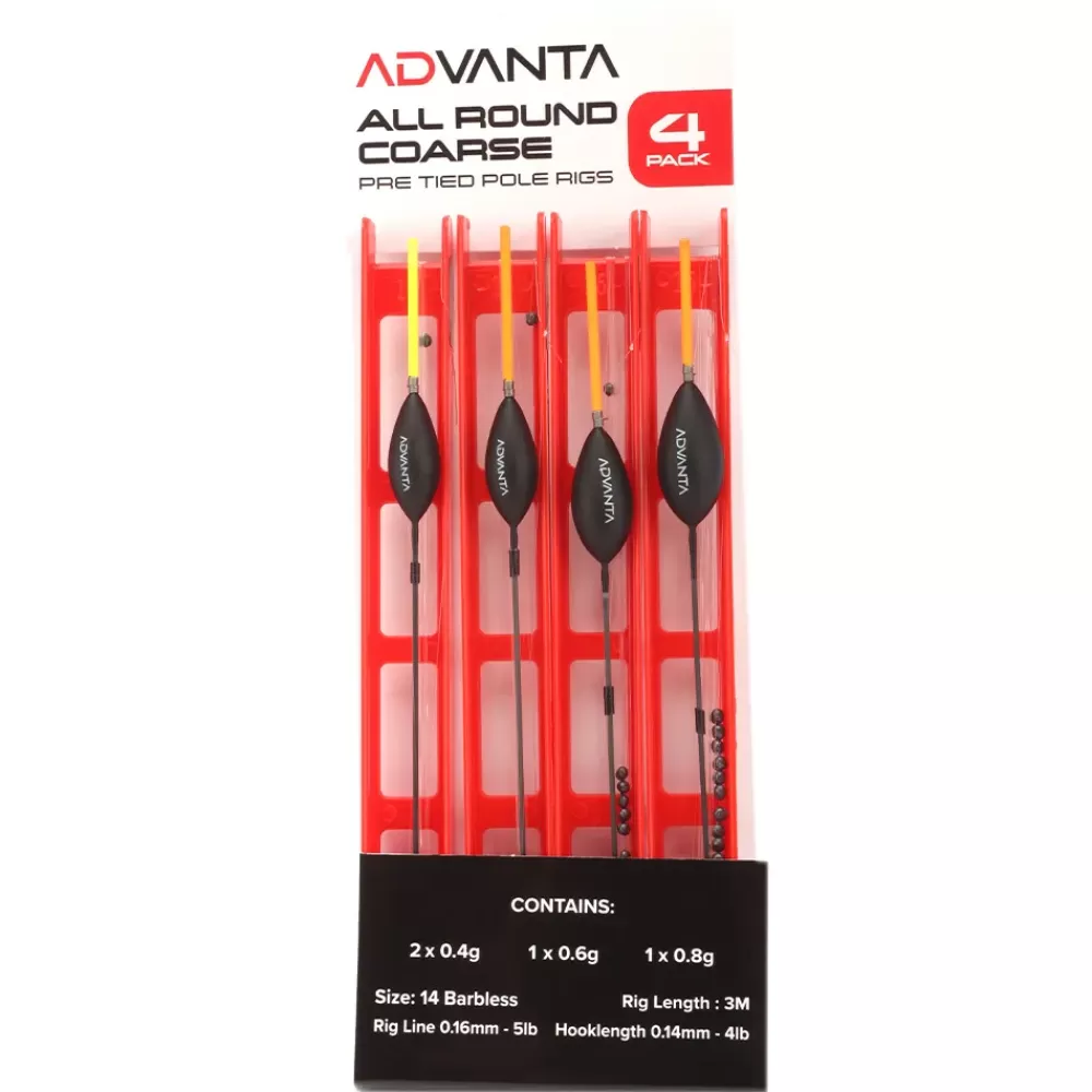 Advanta Pre Tied Pole Rig - All Round Coarse