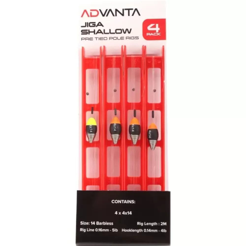 Advanta Pre Tied Pole Rig - Jiga Shallow