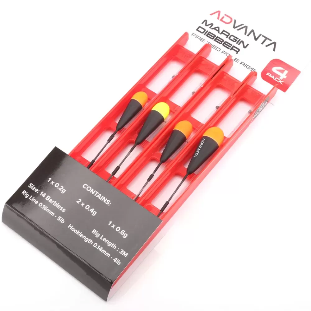 Advanta Pre Tied Pole Rigs - Margin Dibber