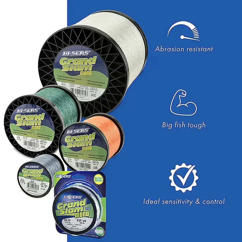 AFW Grand Slam Clear Monofilament Line 1/4lb Spool