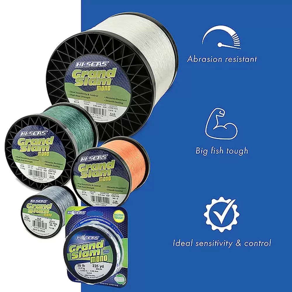 AFW Grand Slam Clear Monofilament Line 1lb Spool