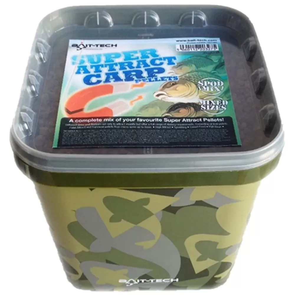 Bait-Tech Super Attract Carp Fishing Pellets 3kg