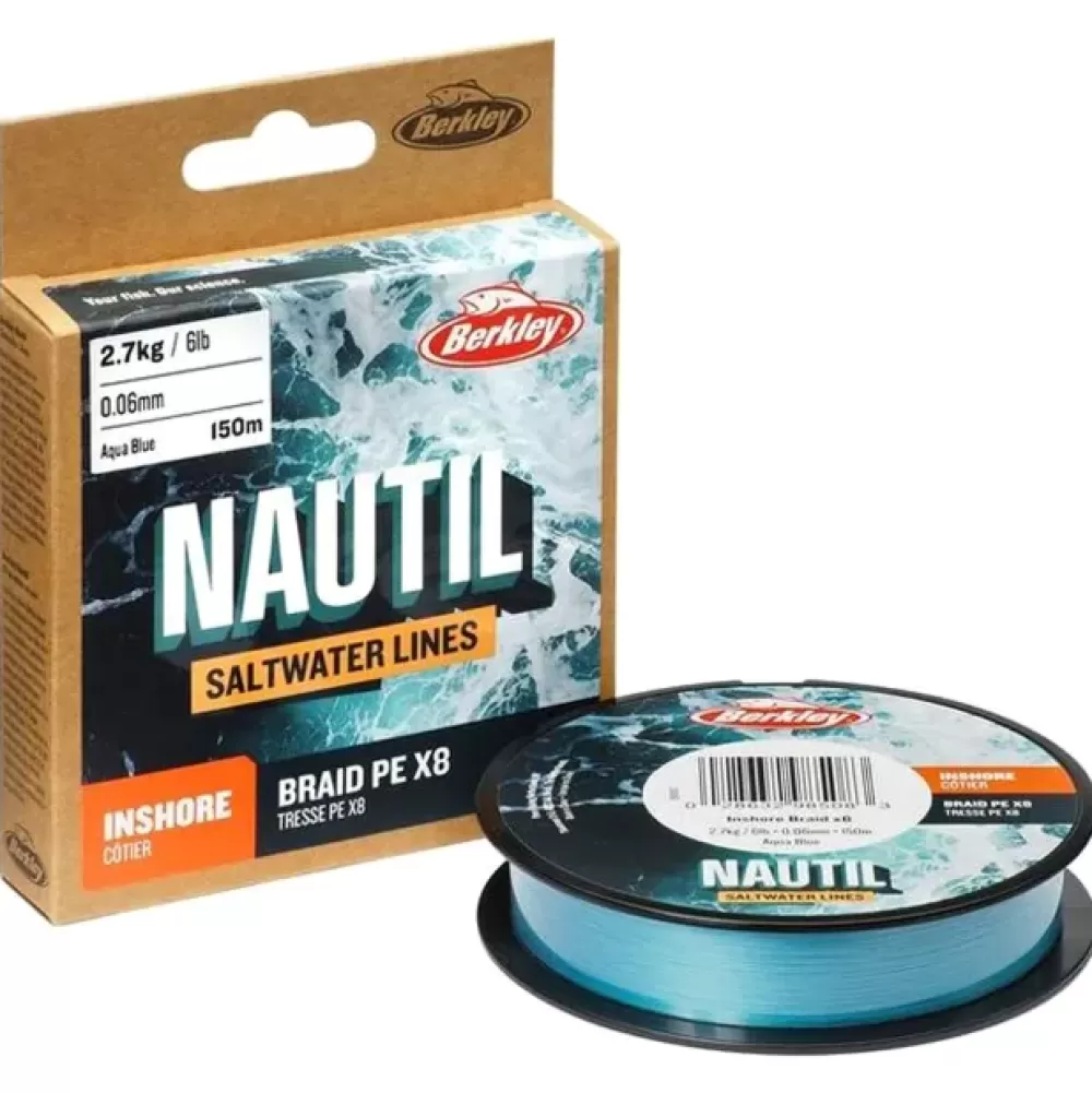 Berkley Nautil Aqua Blue X80 Braid 300m