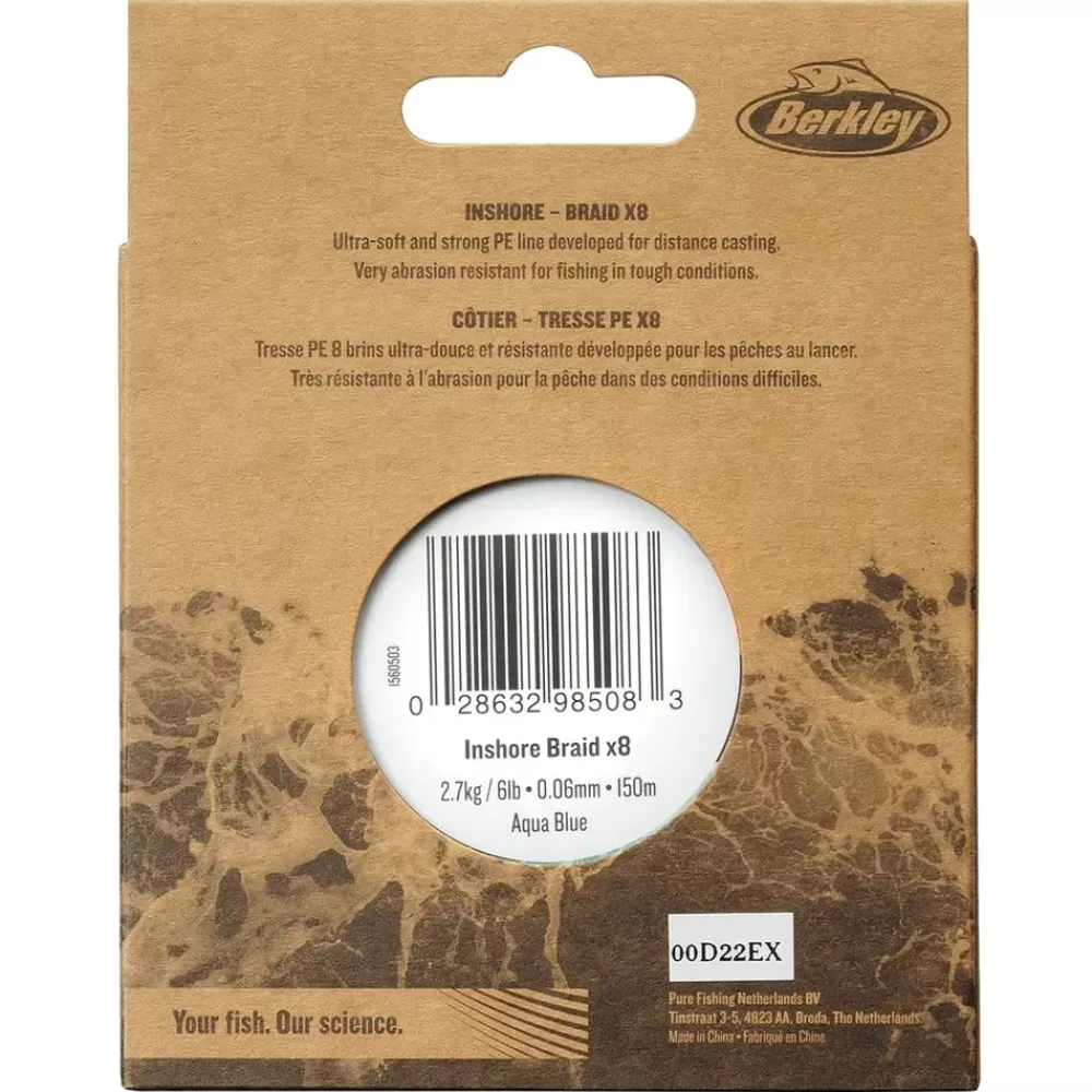 Berkley Nautil Aqua Blue X80 Braid 300m