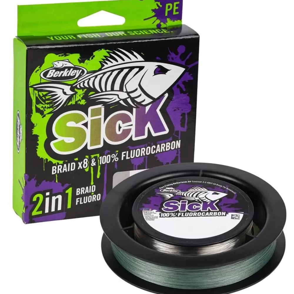 Berkley Sick 2 In 1 Braid 150m Fluoro 50m