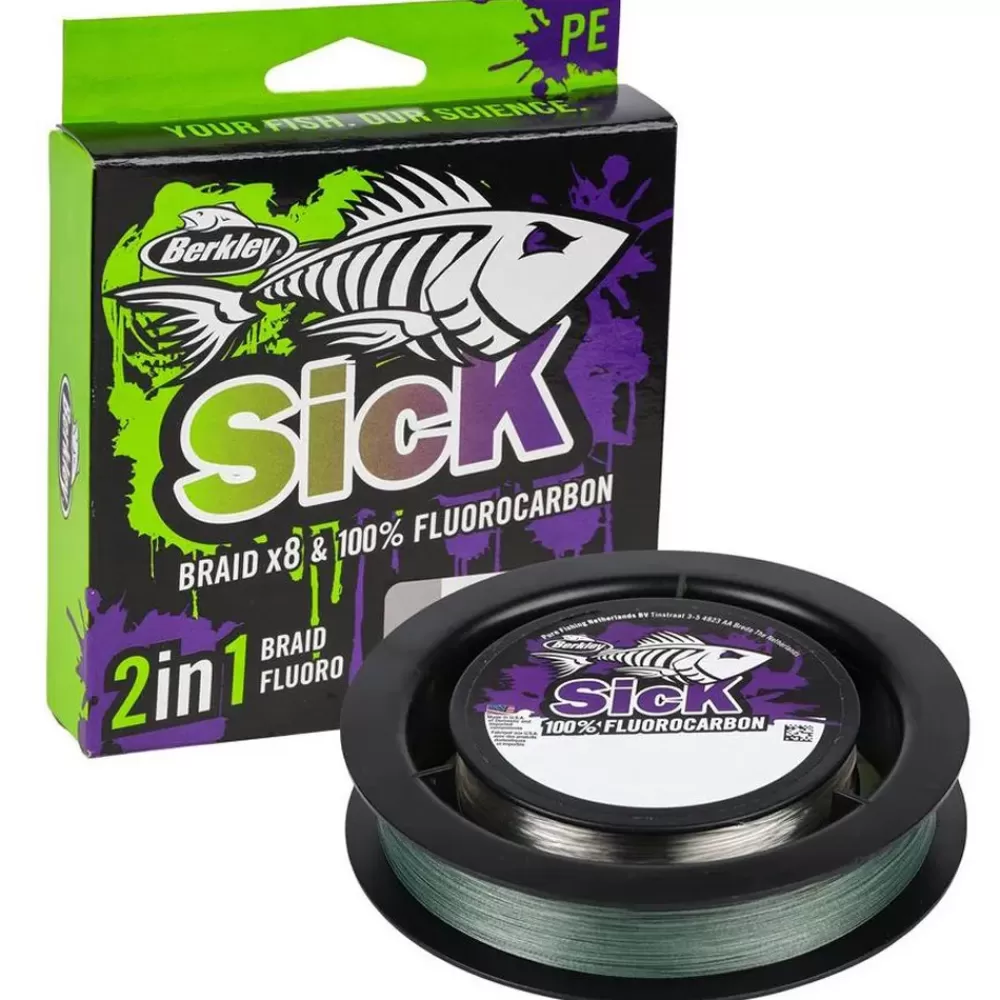 Berkley Sick 2 In 1 Braid 150m Fluoro 40m