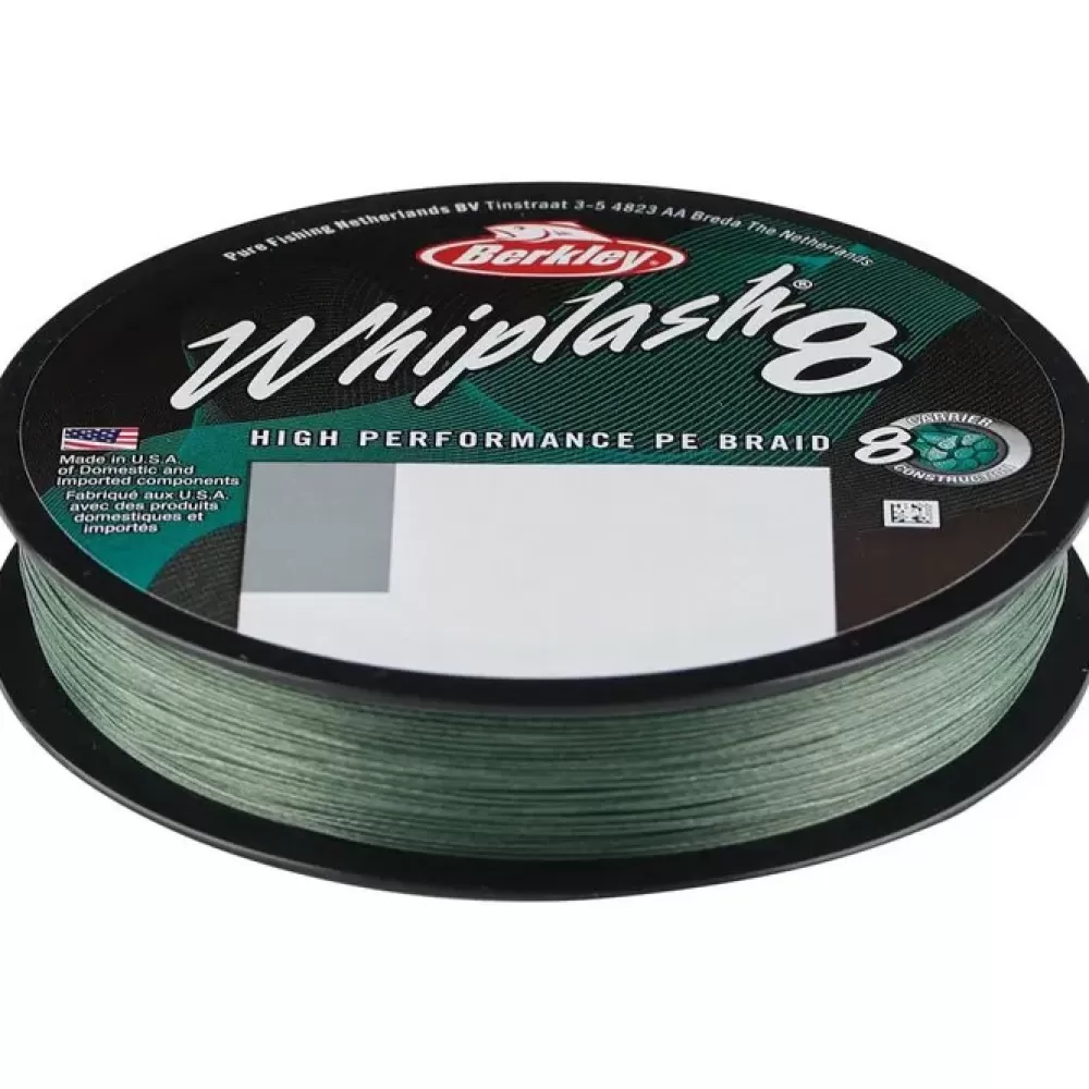 Berkley Whiplash 8 Green Fishing Braid 300m