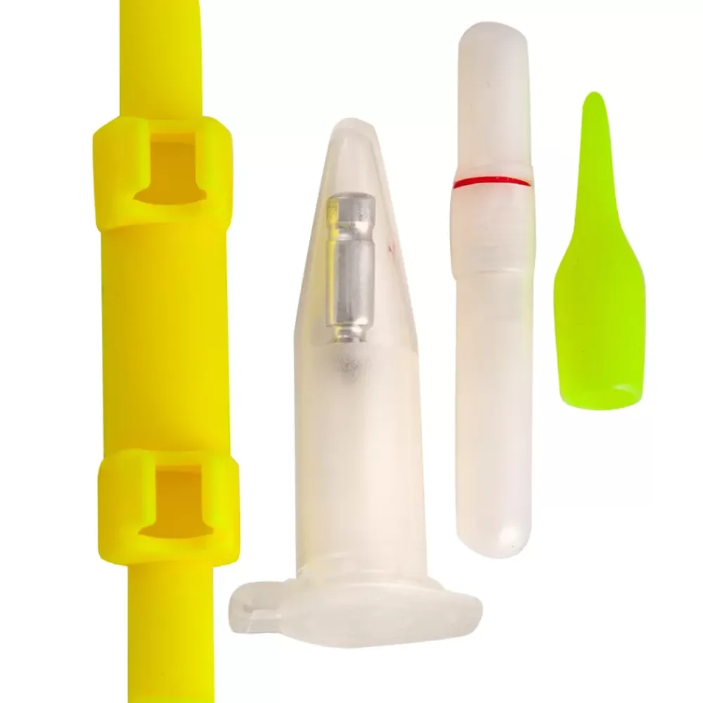 Breakaway Glow Fishing Rod Tips with Holder