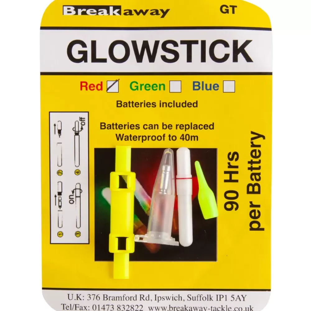Breakaway Glow Fishing Rod Tips with Holder