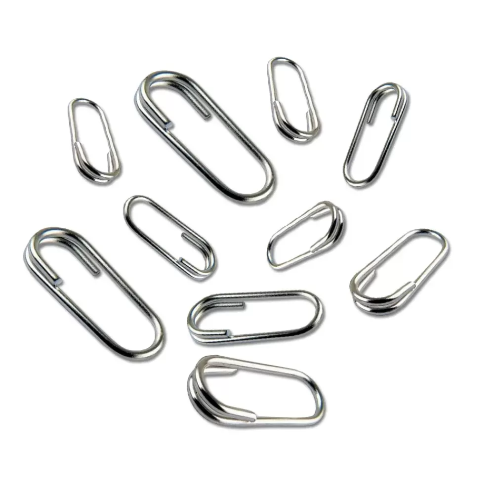 Breakaway Quick Change Stainless Ovals Split Rings