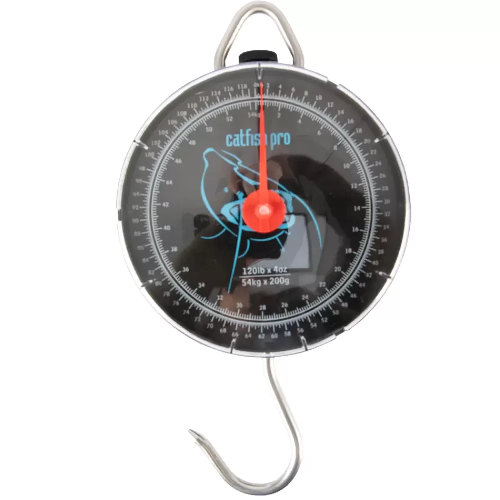 Catfish Pro 120lb Dial Scales + Scale Pouch