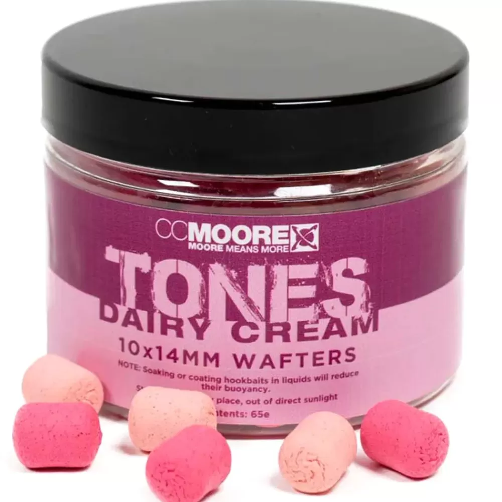 CC Moore Dairy Cream Tones Dumbell Wafters- Bait & Additives