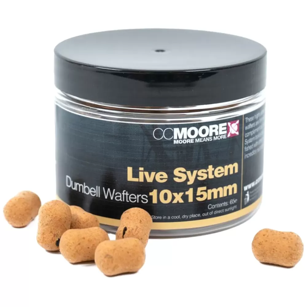 CC Moore Live System Dumbell Fishing Wafters- Bait & Additives