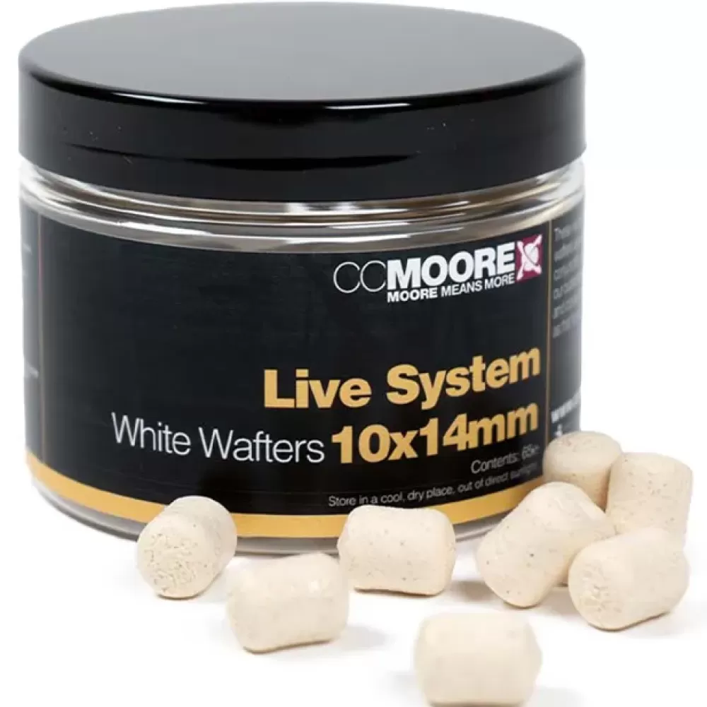 CC Moore Live System Dumbell Wafters White- Bait & Additives