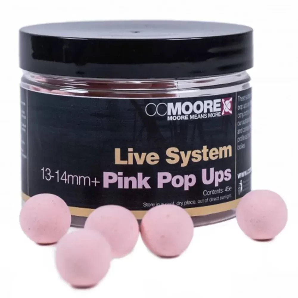 CC Moore Live System Pink Fishing Pop Ups- New Arrivals | Bait & Additives