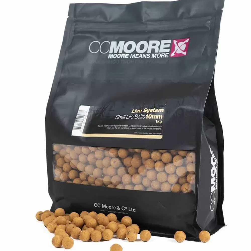 CC Moore Live System Shelf Life Fishing Boilies- New Arrivals | Bait & Additives