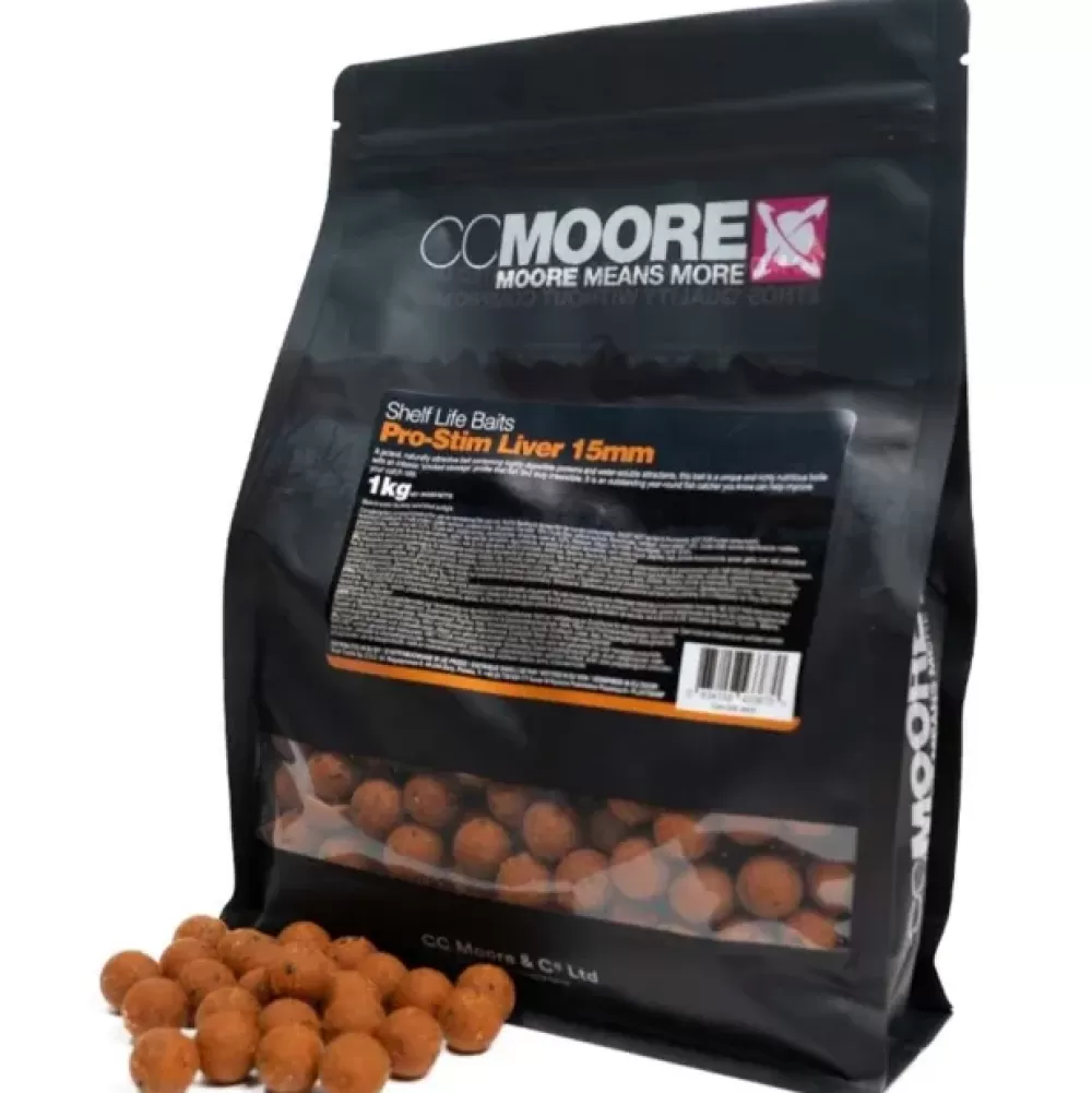 CC Moore Pro-Stim Liver Freezer Boilies- Bait & Additives