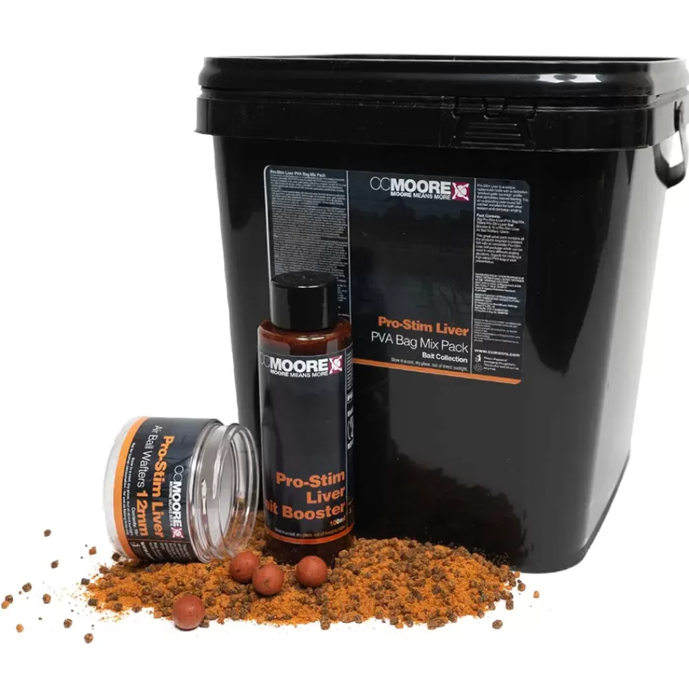 CC Moore Pro-Stim Liver PVA Bag Mix Pack- Bait & Additives