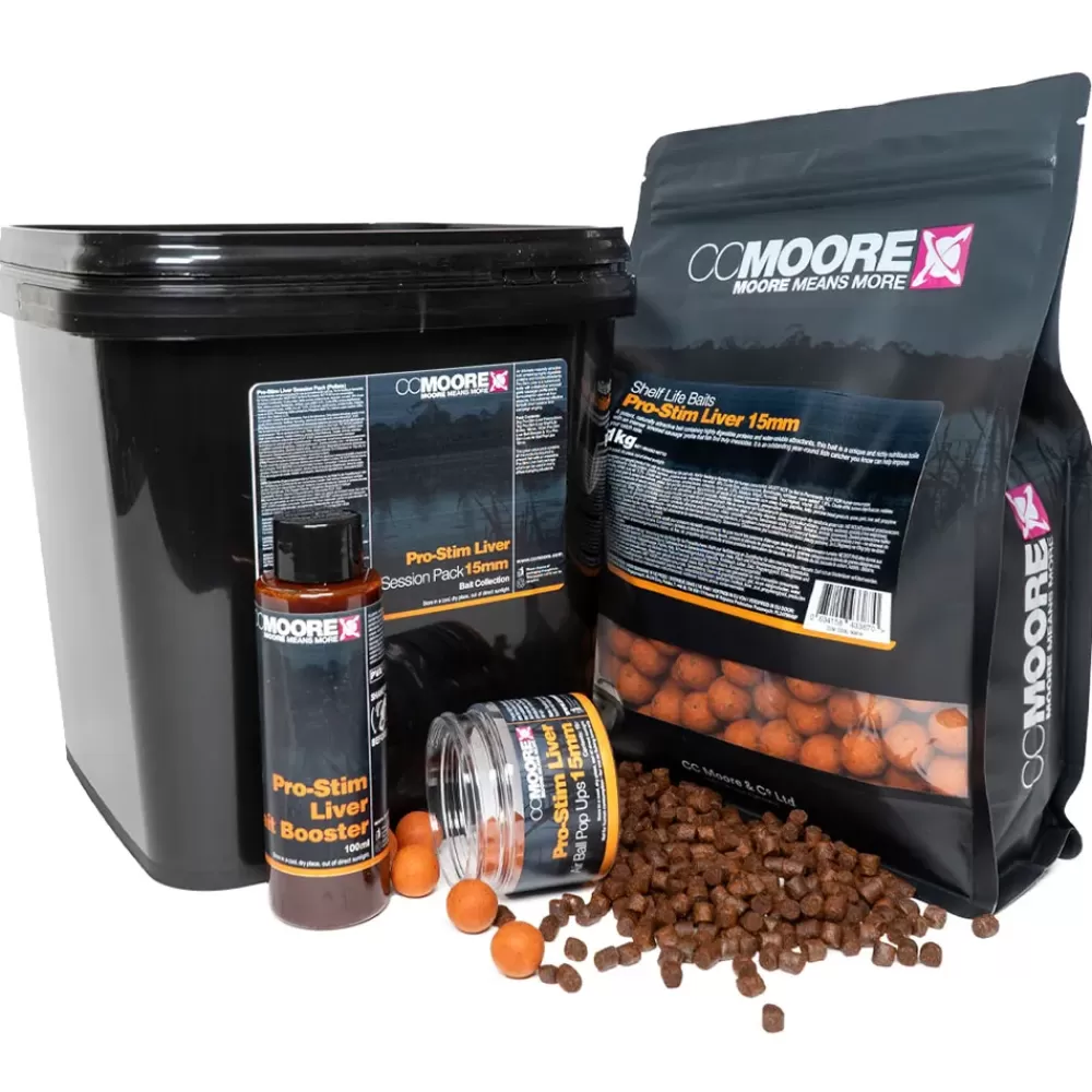 CC Moore Pro-Stim Liver Session Pack- Bait & Additives