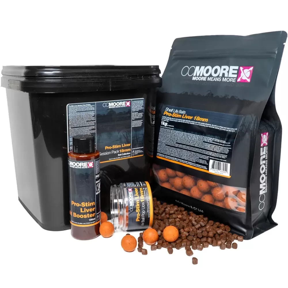 CC Moore Pro-Stim Liver Session Pack- Bait & Additives