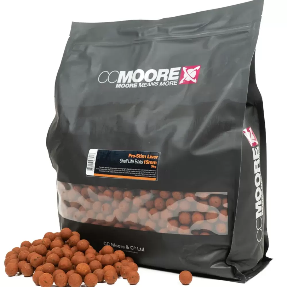 CC Moore Pro-Stim Liver Shelf Life Boilies 5kg- Bait & Additives