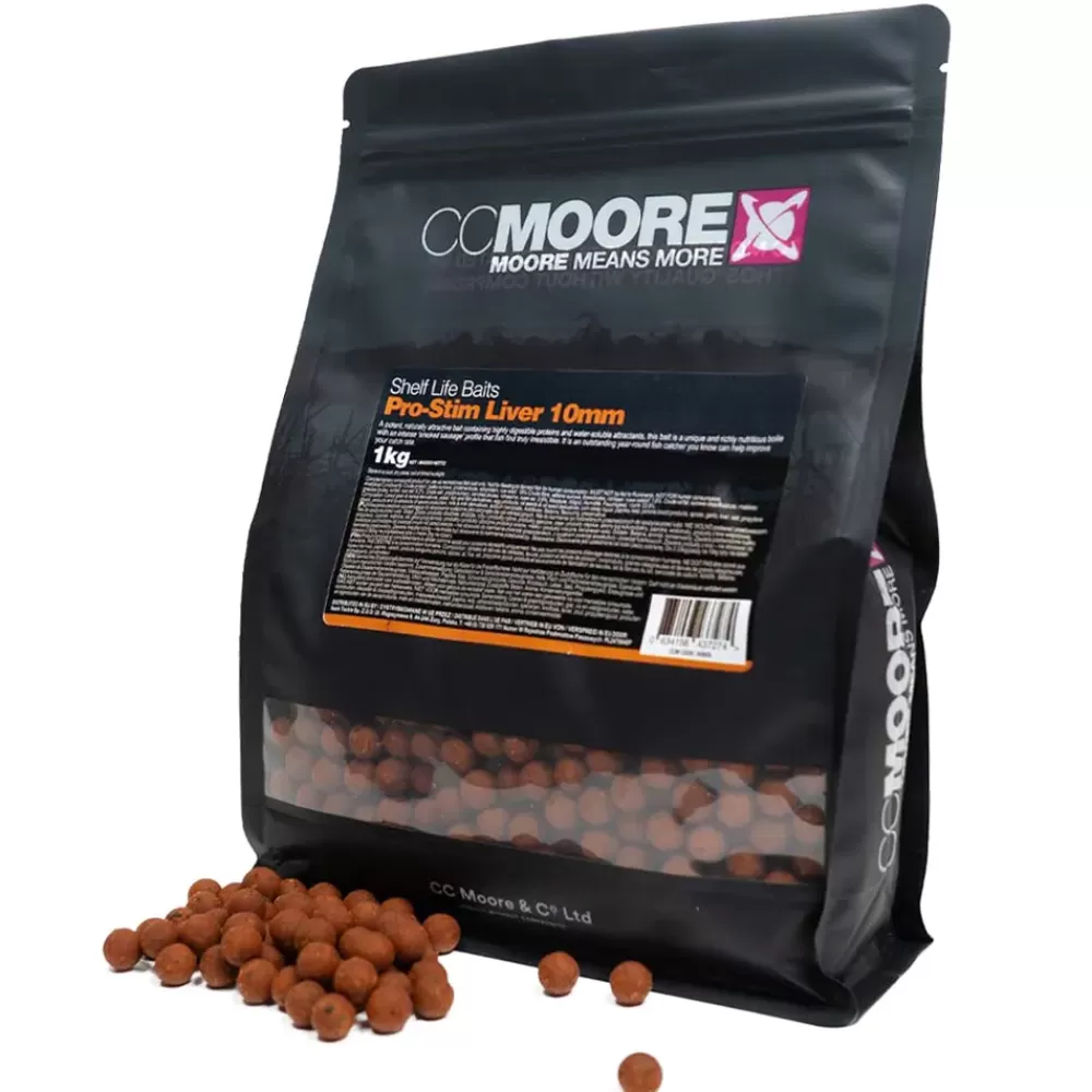 CC Moore Pro-Stim Liver Shelf Life Boilies 1kg- Bait & Additives
