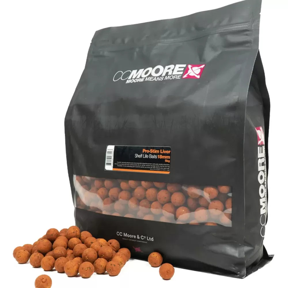 CC Moore Pro-Stim Liver Shelf Life Boilies 5kg- Bait & Additives