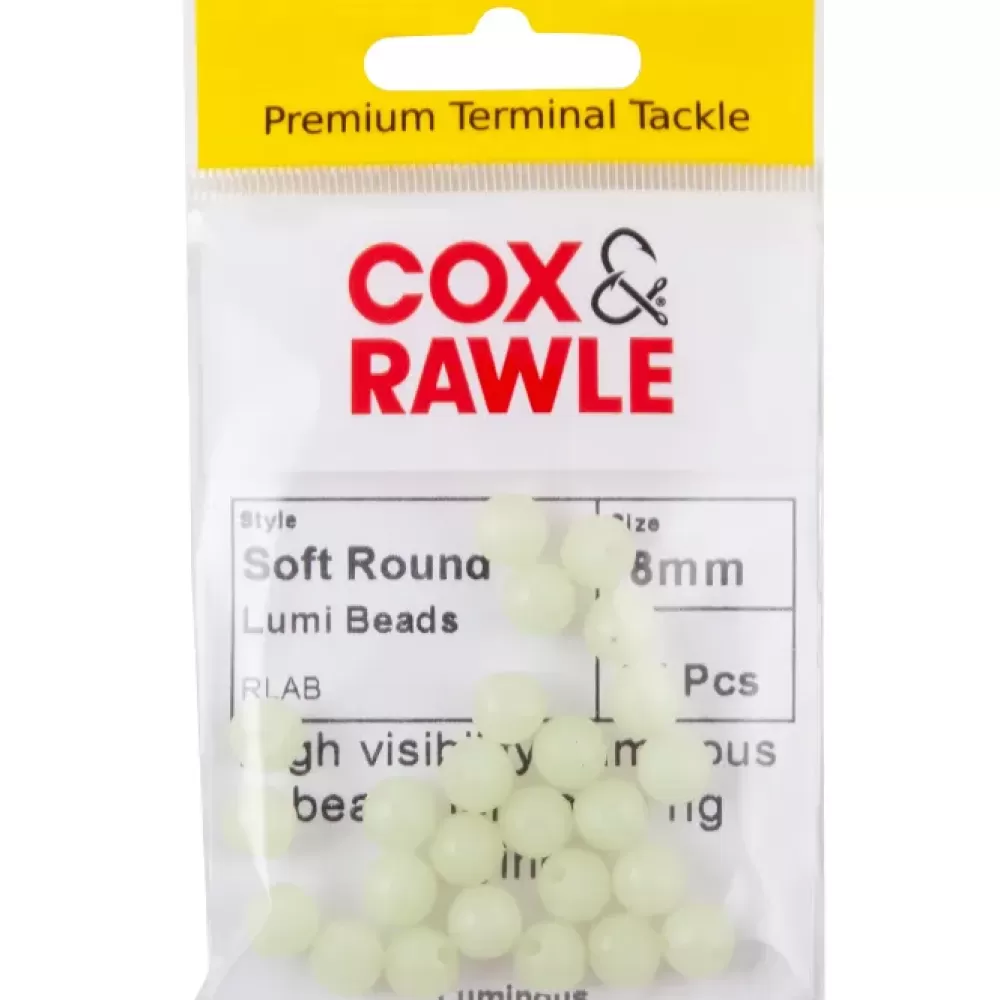 Cox & Rawle Luminous Soft Round White Attractor Beads