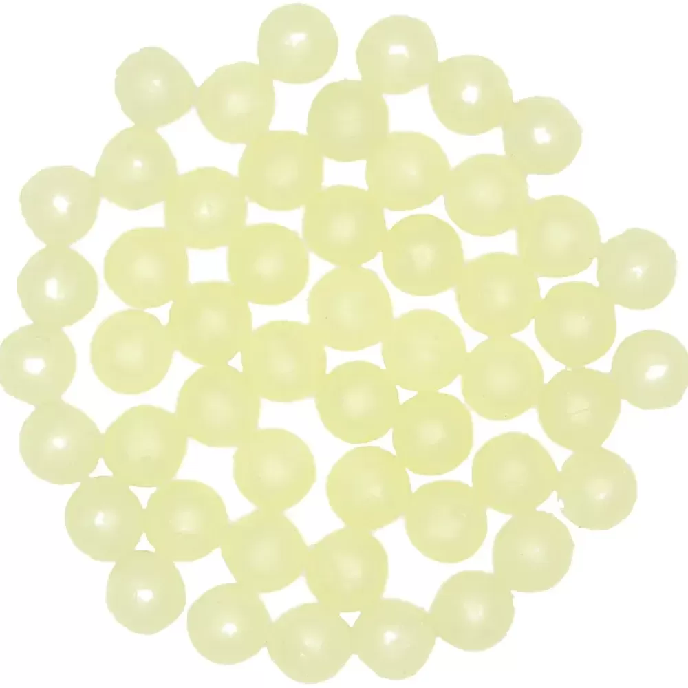 Cox & Rawle Luminous Soft Round White Attractor Beads