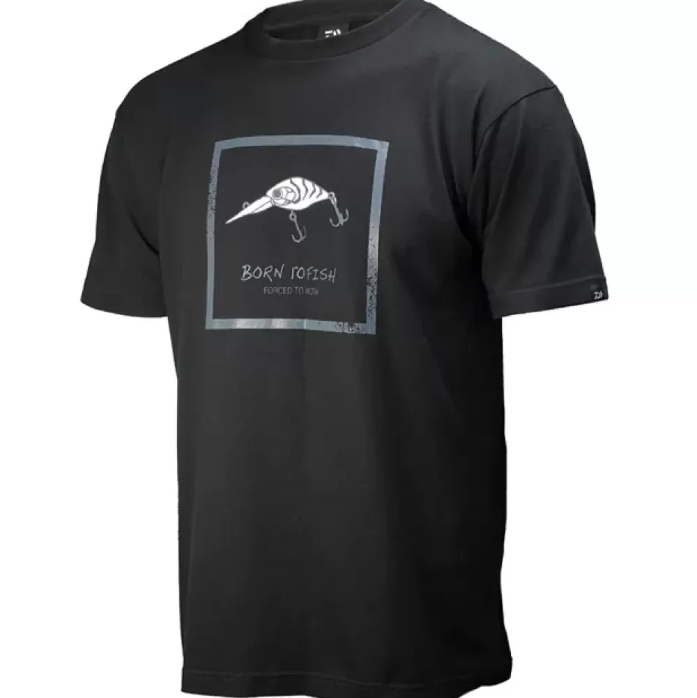 Daiwa Born To Fish Black T-Shirt Limited Edition