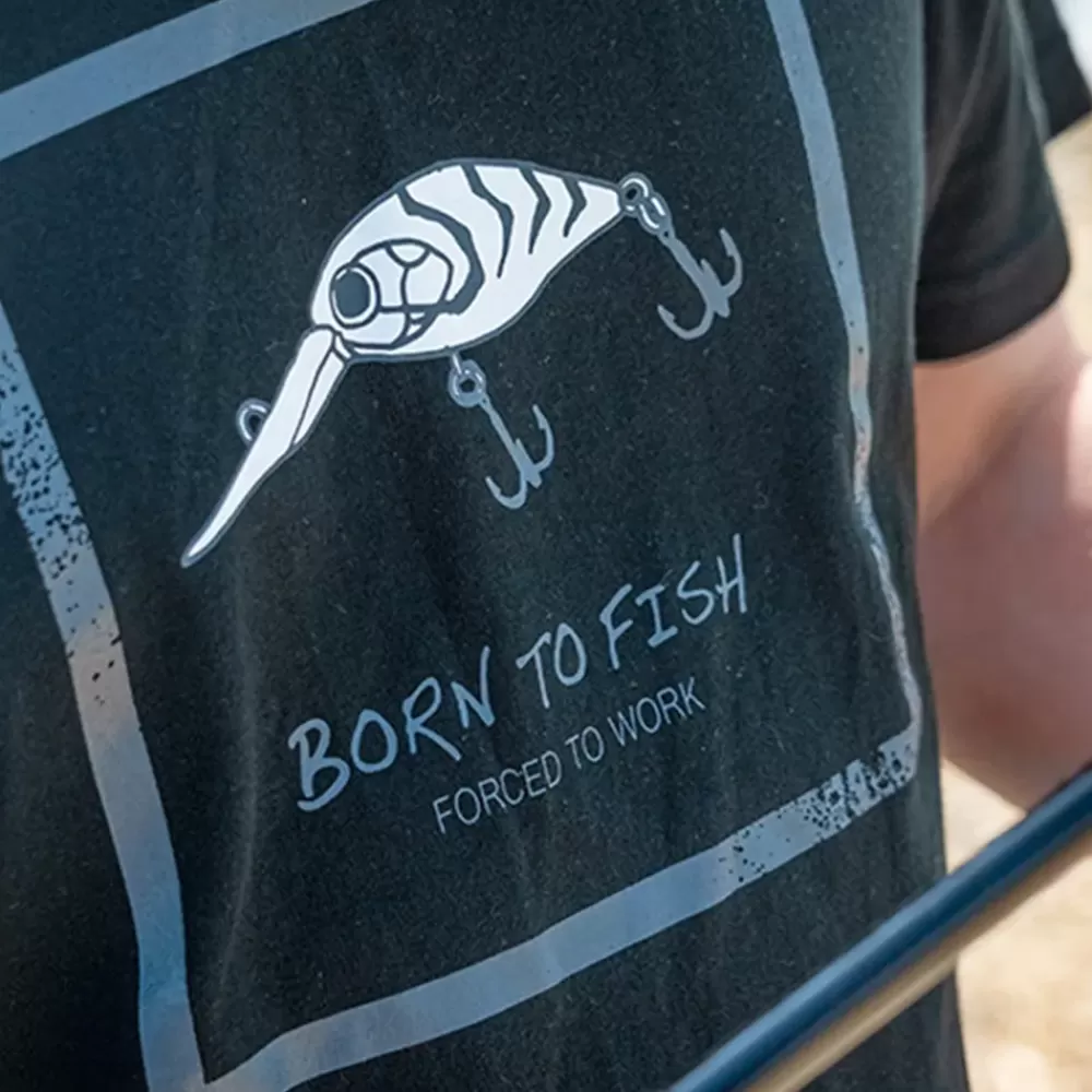 Daiwa Born To Fish Black T-Shirt Limited Edition