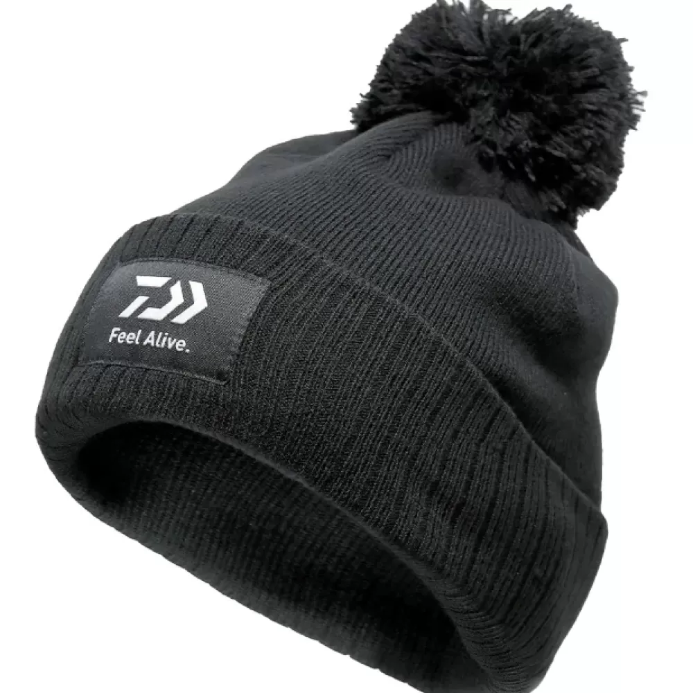 Daiwa Feel Alive Bobble Hat - Black