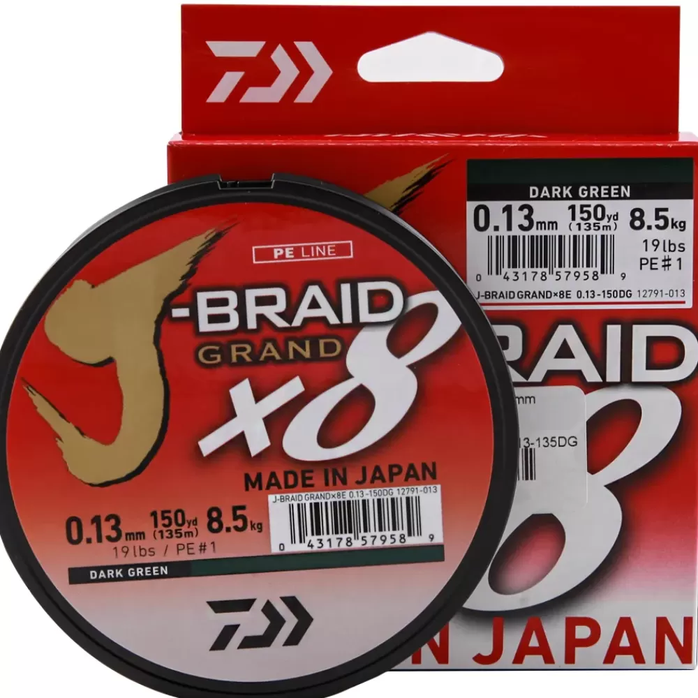 Daiwa J-Braid Grand 8 Strand Braid