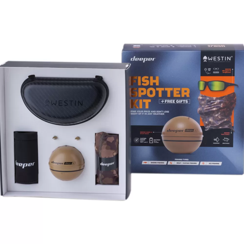 Deeper Chirp+ 2 with FREE Sunglasses & FREE Neck Gaiter