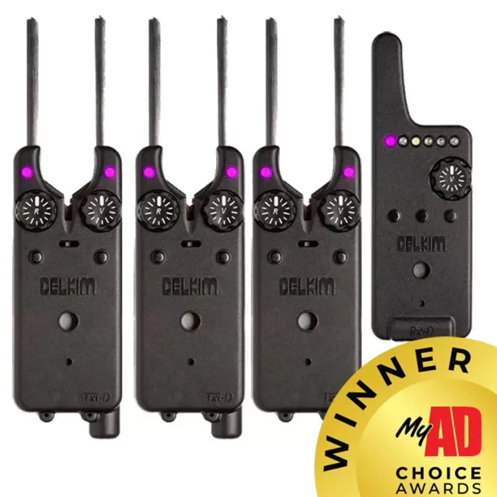 Delkim TXI-D Bite Alarm Presentation Set- Bite Alarms