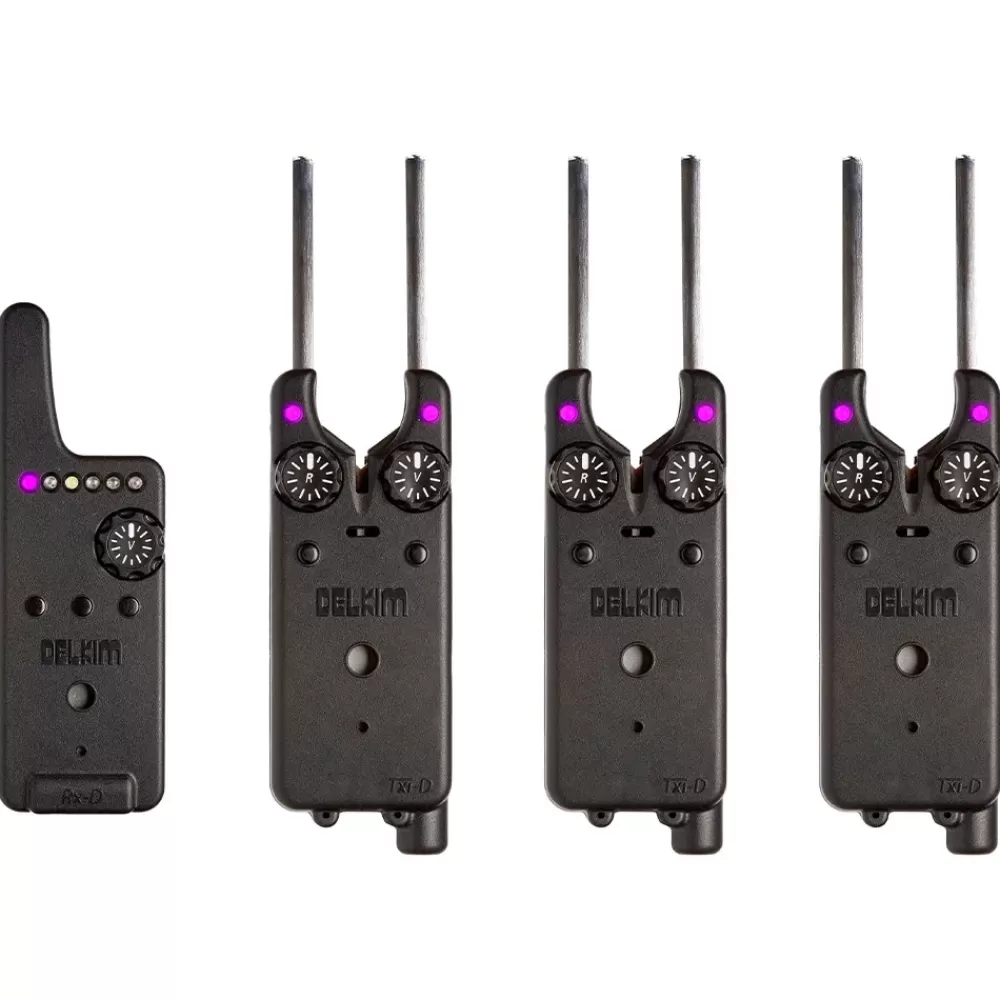 Delkim TXI-D Bite Alarm Presentation Set- Bite Alarms