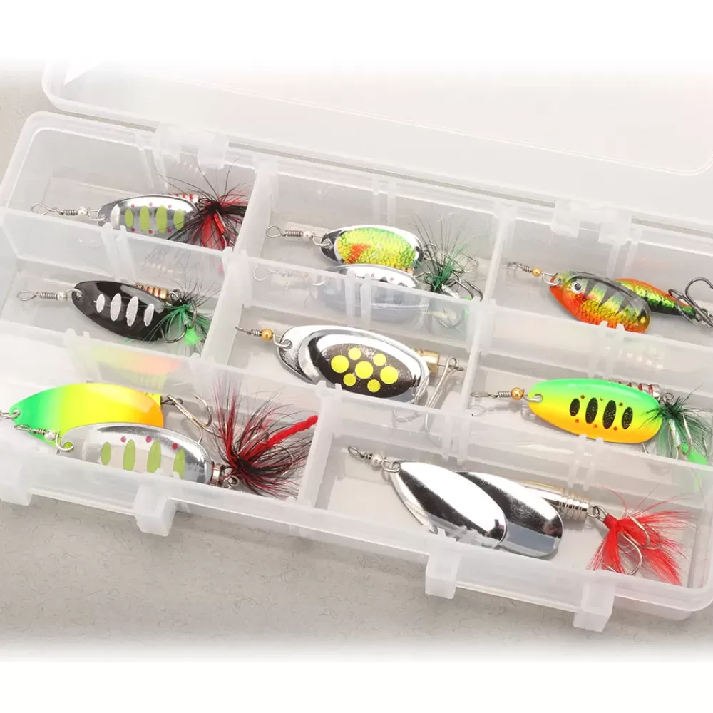 Discover Predator Lure Box - Spinners (Mixed Sizes 10pcs)