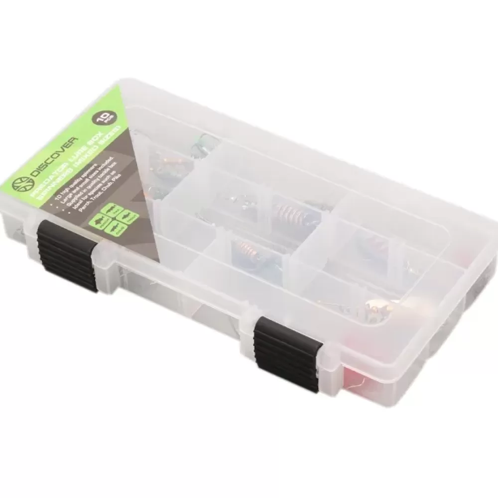 Discover Predator Lure Box - Spinners (Mixed Sizes 10pcs)