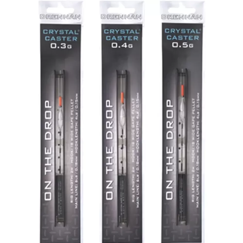 Drennan Crystal Caster On The Drop Pole Rig