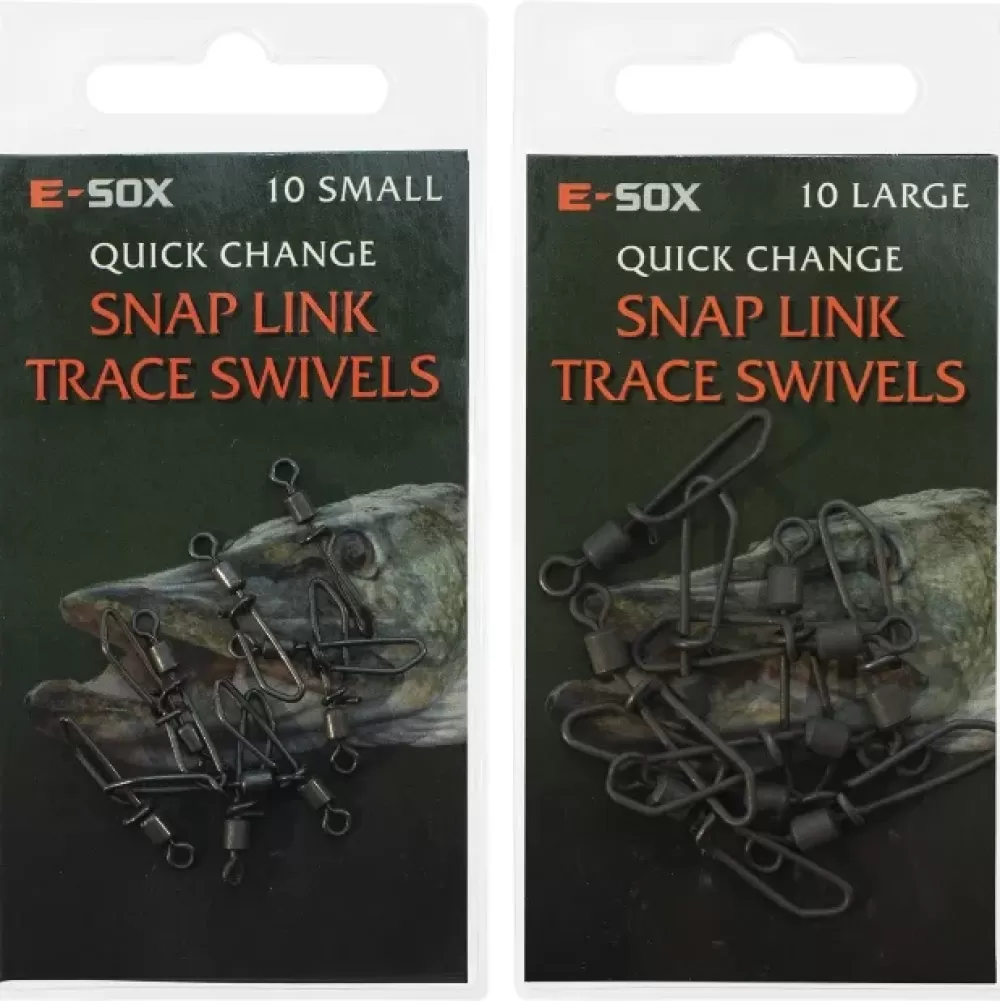 Drennan E-SOX Quick Change Snap Link Trace Swivels