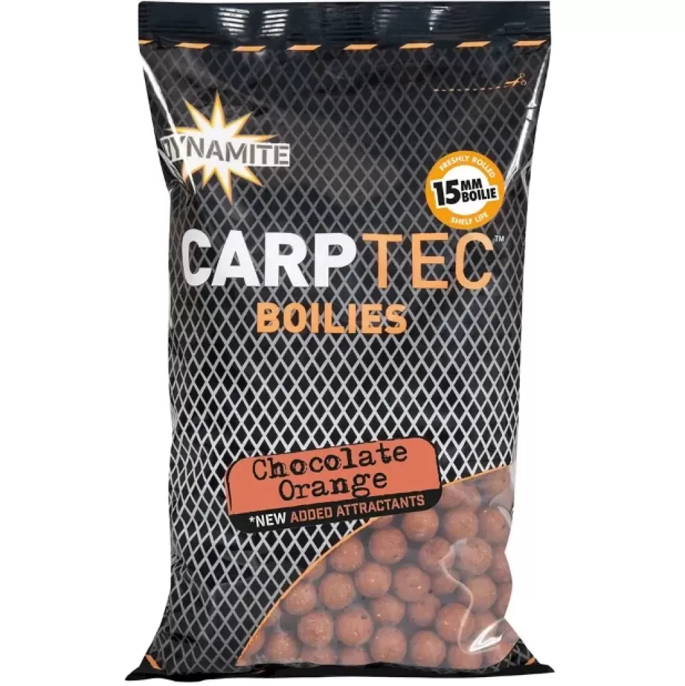 Dynamite Baits Carp-Tec Chocolate Orange Fishing Boilies- Bait & Additives