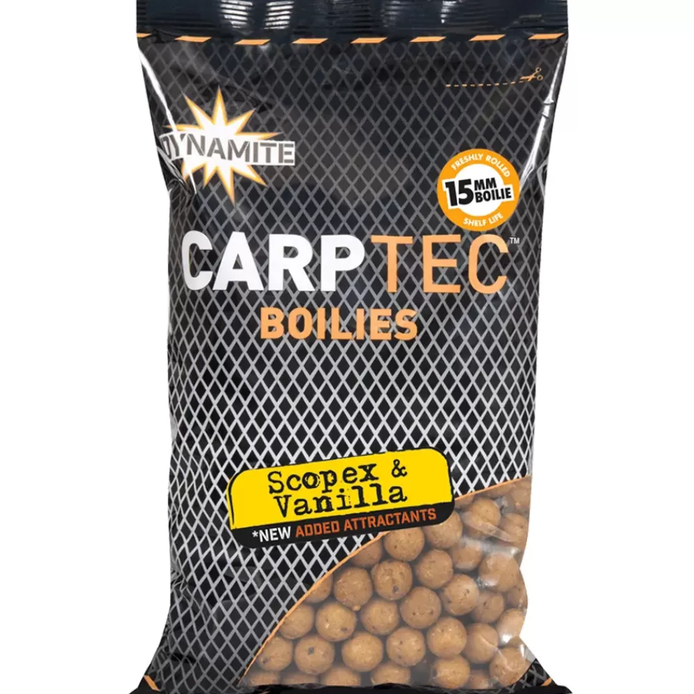 Dynamite Baits Carp-Tec Scopex & Vanilla Boilies- Bait & Additives